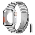 thumbnail image 1 of Correa Para Apple Watch, Acero Inoxidable con Funda Ultra, Compatible con 40/41/42/44/45/46mm, 1 of 5