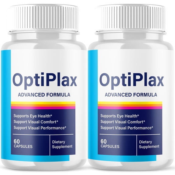 OptiPlax Vision Support Pills Advanced Formula Eye Health Supplement Opti Plax 120 Capsules