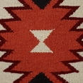 thumbnail image 3 of Ivory Orange Kilim Down Filled Throw Pillow, 3 of 5