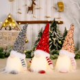 thumbnail image 2 of Christmas Gnome Ornaments Faceless Led Light Plush Doll Xmas Decors Gift, 2 of 6