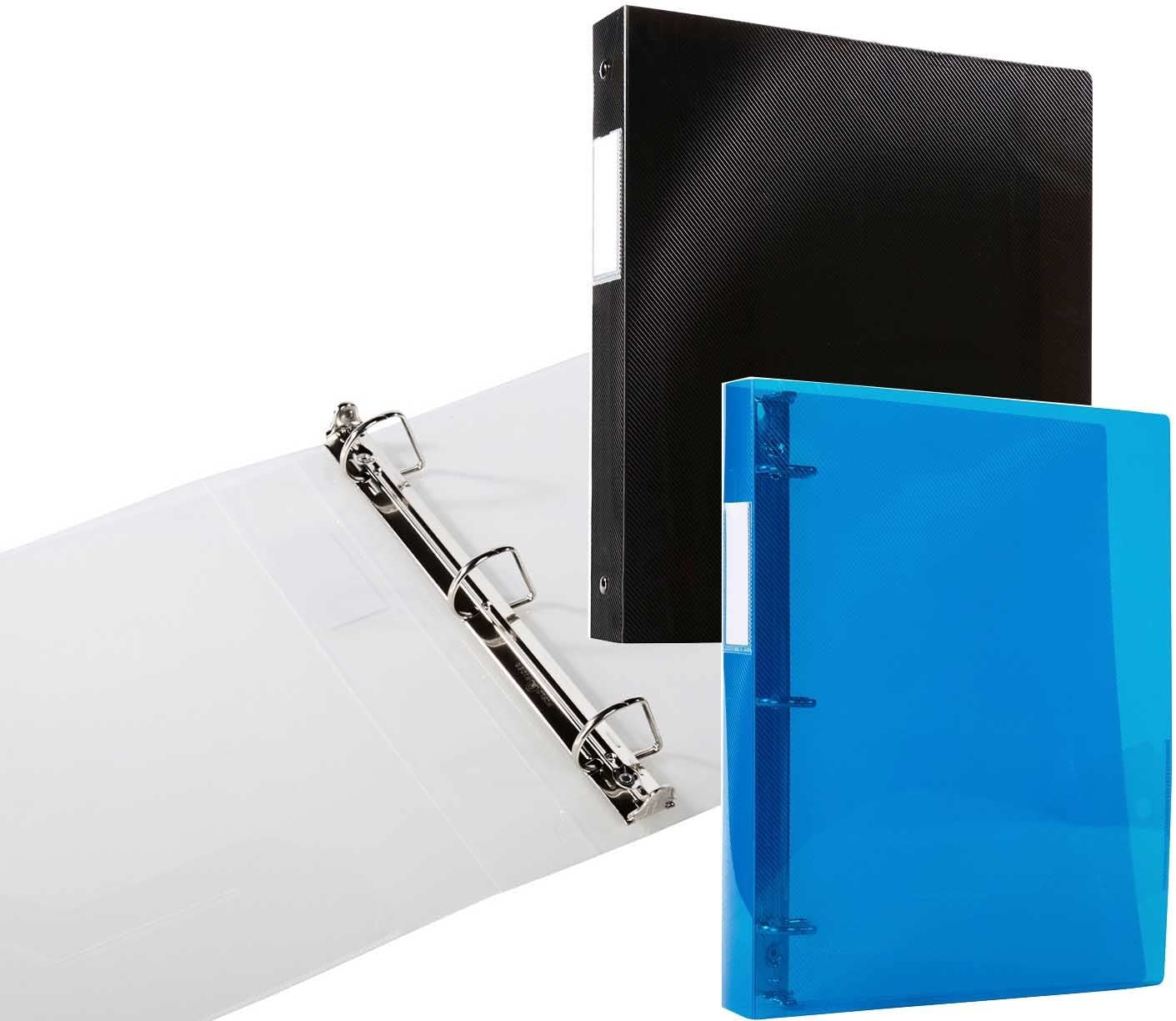 UNV20771 - Deluxe Non-View D-Ring Binder with Label Holder, 3 Rings, 1.5