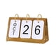 thumbnail image 2 of Advancent Calendario de escritorio Ligero Clásico Decoración del hogar Calendarios Metal Decoración de escritorio Hierro Cuentas regresivas diarias para Decoración del hogar Oro Advancent HA080032-02, 2 of 6