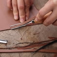 thumbnail image 4 of Yuarrent Práctico biselador de bordes para manualidades de cuero, 1 unidad, cuchillo biselador, herramienta artesanal de corte artesanal con mango de Suministros de marroquinería Yuarrent HA6156-00B, 4 of 6