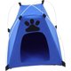 thumbnail image 1 of Tienda de campaña azul para mascotas, tipi para exteriores, tienda de campaña para interiores, tiendas de campaña para gatos para exteriores, tiendas de campaña para gatos para interiores, casa de ve, 1 of 5