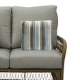 thumbnail image 6 of Four Seasons Courtyard Positano Wicker Loveseat with Steel Frames, 6 of 7