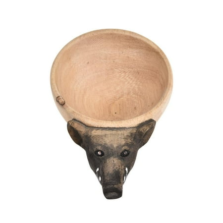

Kuksa Rubber Wooden Water Cup Hand Carved Animal Head Cup