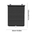 thumbnail image 3 of Adjustable Roller Window Shade No Drill Suction Cup, Sun Shade Blind Expandable UV Blocking Sunscreen Curtain for Bedroom Living Room Office Car Windshield Home Sun Protection, 49*20in, Gray, 3 of 8