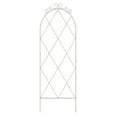 thumbnail image 3 of Panacea White Steel Pot Trellis 36 in. H x 10 in. L x 1/2 in. W, 3 of 3