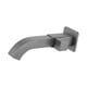 thumbnail image 2 of Grifo de agua potable, grifo para fregadero, accesorios de baño cuadrados, grifo de baño de un solo orificio, grifo de cocina para restaurante, baño, gris Apertura lateral, 2 of 8