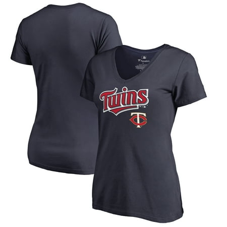- Minnesota Twins Fanatics Branded Women's Team Lockup T-Shirt - Navy