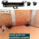 thumbnail image 4 of Soporte de asiento de seguridad Soporte de montaje de asiento de seguridad para automóviles Pestillo Abody Soporte de asiento de seguridad, 4 of 7