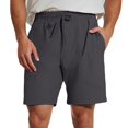 thumbnail image 5 of Pantalones cortos ligeros de running para hombre - Poliéster spandex transpirable, cintura elástica - Corte holgado para entrenamientos de verano, 5 of 5