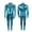 A180 Sky Blue, variant on Kids Unisex One Piece Jumpsuit Shiny Metallic Stretch Mock Neck Long Sleeve Unitard for Dance Performance, 4-13Y