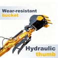 thumbnail image 5 of MMS 1 Ton Mini Excavator 13.5HP 420CC EPA GAS Engine, Hydraulic Thumb, Mini Trencher Digger Machine MS10H, 5 of 8