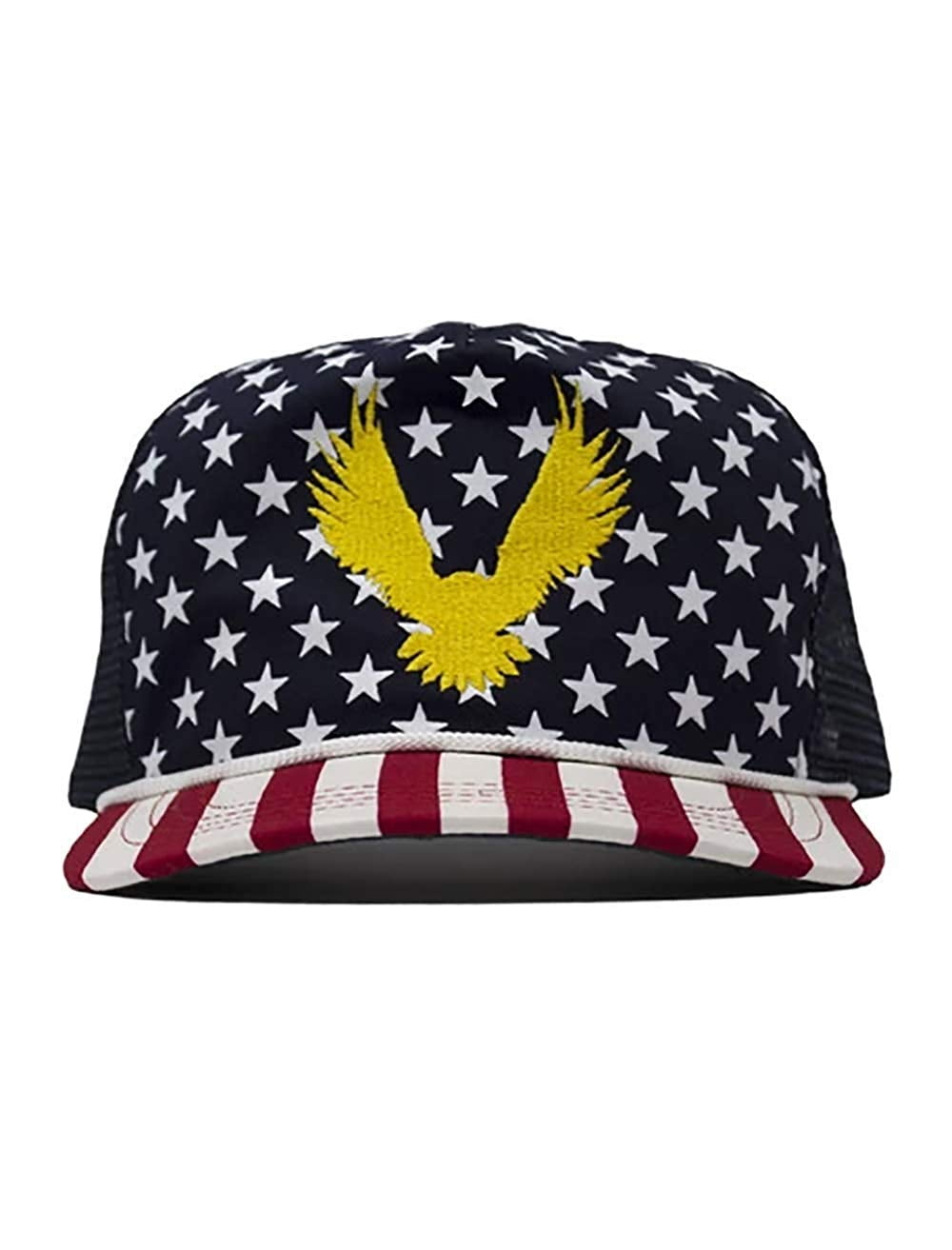 Trump MAGA Hat Keeping America Great US Flag Eagle Print Front Hat 