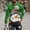 Green, variant on WXLWZYWL Men's Christmas Sweatshirt Crewneck Trendy Big and Tall Santa Printed Sweatshirts Pullover Tops Party Apparel