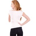 thumbnail image 4 of Cowl Neck Ruched Top, 4 of 4