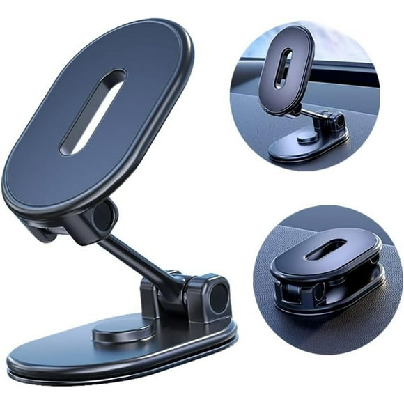 czcpp-Phone Holder for Car for Cell Phone Holder Mount Folding Car Phone Holder Mount Apply for Center Console Compatible with All Smartphones of iPhone Huawei, Xiaomi Samsung
