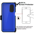 thumbnail image 4 of Takfox Case For Motorola Moto G Stylus 5G 2022 ,Shockproof Heavy Duty Rugged Locking Swivel Holster Belt Clip Kickstand Full Body Hard Shell Phone Cover Case，Bule, 4 of 7