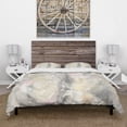 thumbnail image 2 of Designart 'Watercolor Snowflakes II' Cottage Duvet Cover Set, 2 of 4