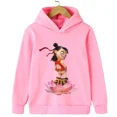 thumbnail image 4 of Sudaderas con capucha para niños y niñas, ropa de primavera y otoño, con estampado de anime mitológico chino, 4 of 4