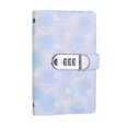 thumbnail image 1 of 2025 Heart Password Lock Cash Wallet - Pu Leather Money Saving Book With Combination Lock, D2u1, 1 of 7