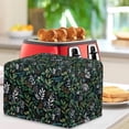 thumbnail image 3 of TSOVTHRID Botanical Leaves Print Toaster Dust Cover 4 Slice, Microwave Toaster Oven Grill Protector Stain Resistant Dustproof Kitchen Small Appliance Covers with Top Handle for Kitchen, 3 of 8