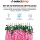 thumbnail image 2 of Flores Artificiales De Decoracion Glicina Colgantes De Wisteria para Jardín Exterior Hogar Fiesta Boda Plantas Artificiales Decorativas Flores Artificiales Realistas (Rosas 12 Piezas), 2 of 8