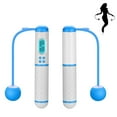 thumbnail image 2 of Jump Rope, Digital Weighted Ropeless skipping Rope, Adjustable Cordless Jumping Rope for Home Fitness Exercise Training for Women Men, 2 of 9
