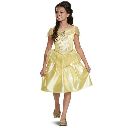 Toddler Disney Princess Belle Halloween Costume Dress 4-6x