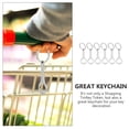 thumbnail image 3 of FRCOLOR Token Keychain 12Pcs Shopping Trolley Token Key Ring Zinc Alloy Shopping Cart Tokens Key Chain,3.35"X1.02"X0.08", 3 of 5