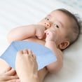 thumbnail image 3 of OULII 10pcs Toddler Washcloths Cotton Green for Daily Use, 3 of 5