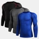 thumbnail image 1 of TFixol Camisas de compresión para hombre 3 piezas Capa base elástica de secado rápido, 1 of 7