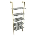 thumbnail image 3 of Zebra Shelf Multicolor Shelf, Modern Style, Rubber feet protect floor from scratches, MDF, Indoor Living, 3 of 5