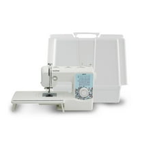 Brother XR3774 Wide Table Sewing and Quilting Machine with Built-In Stitches with Sewing Machine Hard Case with Carrying Handle (Off-White) (2 Items)