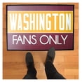 thumbnail image 2 of Home Accessories: Man Cave Door Mat 24 inches x 36 inches Washington Fans Only Door Mat, 2 of 5
