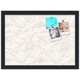thumbnail image 2 of PinPix 18x13 Custom Cork Bulletin Board White Sand Poster Board Has a Fabric Style Canvas Finish, Framed in White Sand, by ArtToFrames (PinPix-1880), 2 of 5
