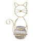 thumbnail image 1 of Maceta hidropónica de vidrio para escritorio, maceta de vidrio para escritorio, con forma de gato, gato Oro, 1 of 7