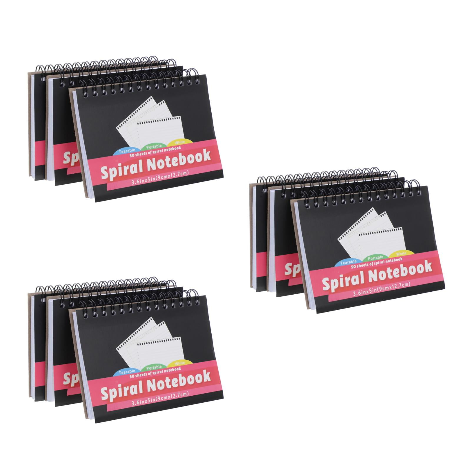 WORGEOUS 9 Pcs  Mini Notepad for Pocket Use mini Spiral Notebook for Memo Notes Notepads Easy To Use Notepads Small Legal Pads Writing Pad (50 Pages/book)