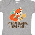 thumbnail image 4 of Inktastic My Great Grandma Loves Me Fox Boys or Girls Baby Bodysuit, 4 of 5