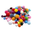 thumbnail image 1 of Shisuyan Small Craft Pompoms Dacron 160Pcs 1In, 1 of 8