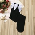 thumbnail image 4 of ITFABS Women's Stocking, Solid Color Bow Top Socks, Over Knee Sheer Stockings, 4 of 6