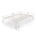 thumbnail image 5 of Zinus Moiz 14” Wood Platform Bed, Twin, 5 of 10