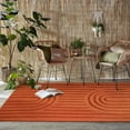 thumbnail image 7 of SUNDEREY Modern Rainbow Area Rug,5'x8' Washable Bedroom Rugs,Boho Terracotta Woven Floor Carpet With Tassel, Modern Farmhouse Tufted Rug For Living Dining Room Kitchen Entryway Bathroom,Red, 7 of 7