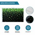 thumbnail image 6 of St. Patrick's Day Placemats Set of 4, Spring Lucky Shamrocks Leaves Black Placemats for Dining Table, Place Mats for Kitchen Tabletop, Waterproof Wipeable Dining Table Mats Set, 6 of 9