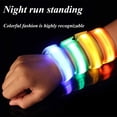 thumbnail image 3 of 2pcs USB Rechargeable LED Luminous Wristbands, Team Accessories, Luminous Armbands, Running Equipment, Red, 3 of 7