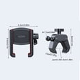 thumbnail image 2 of Soporte para teléfono para bicicleta, soporte para teléfono de bicicleta 2024 Soporte universal para teléfono de motocicleta Abrazadera de manillar para scooter eléctrico, compatible con teléfono, 2 of 2