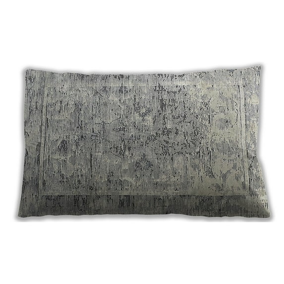 Ahgly Company Indoor Rectangular Mid-Century Modern Lumbar Throw Pillow, 13 inch by 19 inch