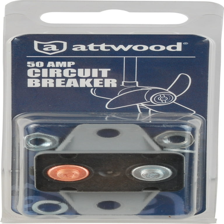 Attwood 7623-7 Compact 50-Amp Marine Boat 12V/24V Circuit