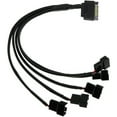 thumbnail image 2 of 15-Pin SATA to 5 Fan Adapter Cable & Breakout Board 17 Port 6Pin LED Display Power Module for 1200W 750W PSU GPU, 2 of 6